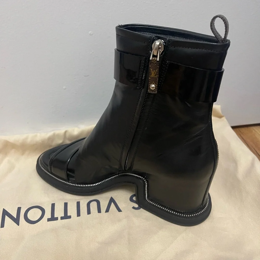 Moonlight Ankle Boots size 36 black new - Picture 5 of 6